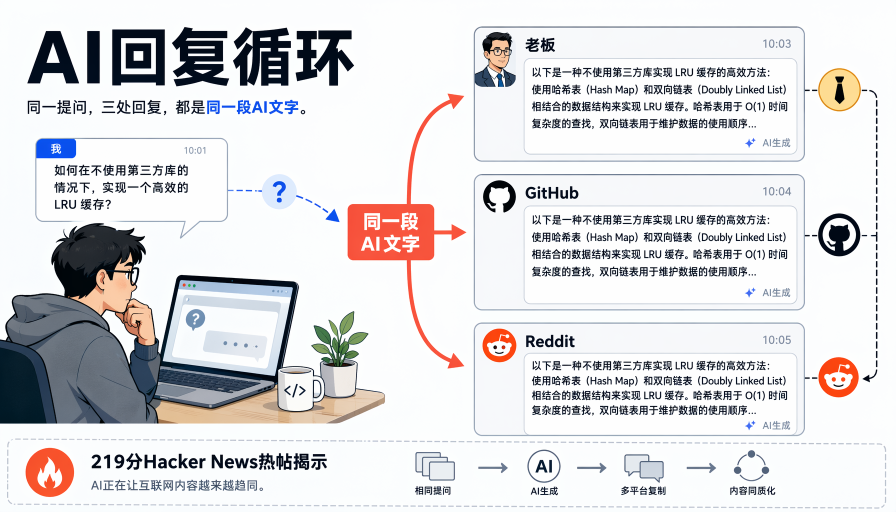 AI回复循环示意图