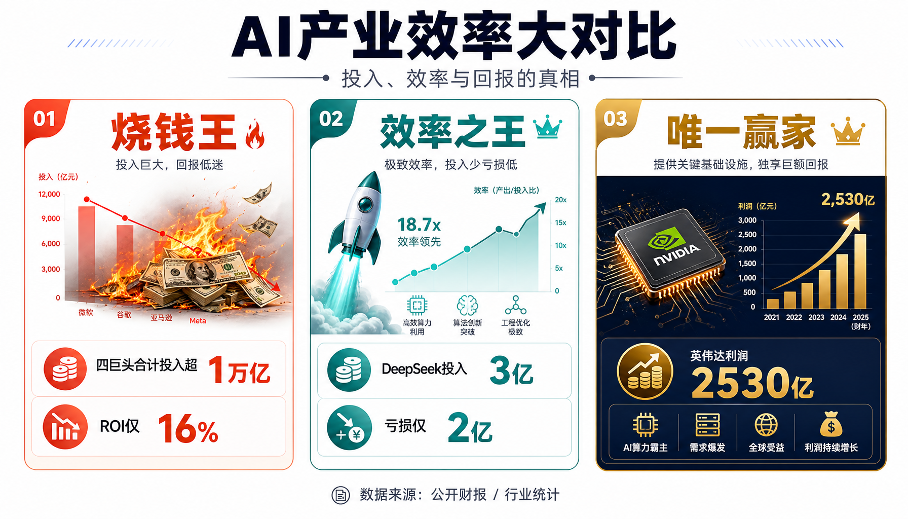 AI行业效率对比