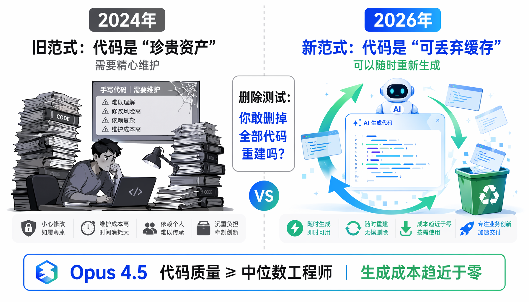 工程纪律回报非线性 — 少数实践短反馈循环的团队获指数级优势