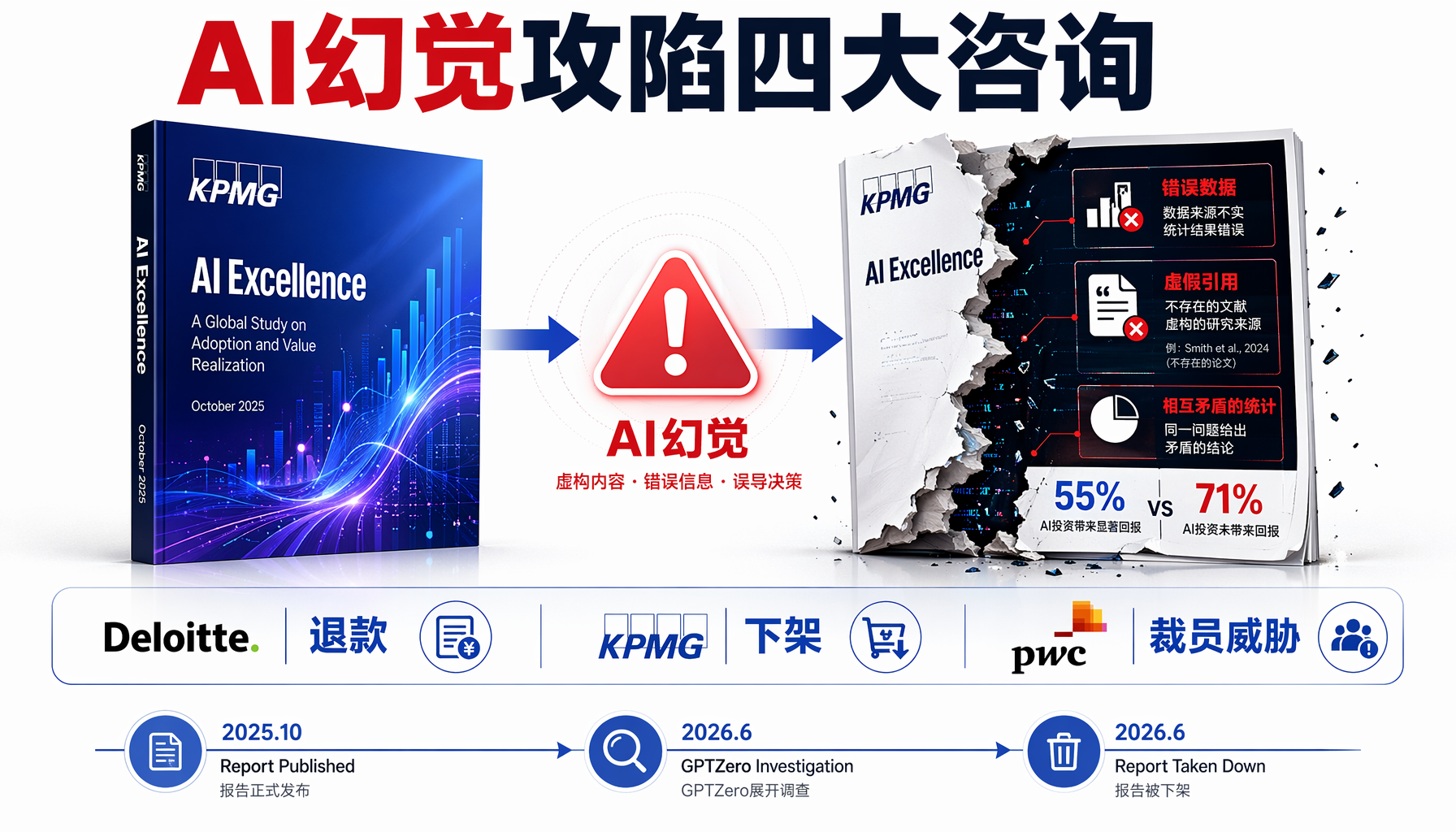 四大咨询AI翻车史：Deloitte退款、KPMG下架——咨询业需要AI质量管控体系