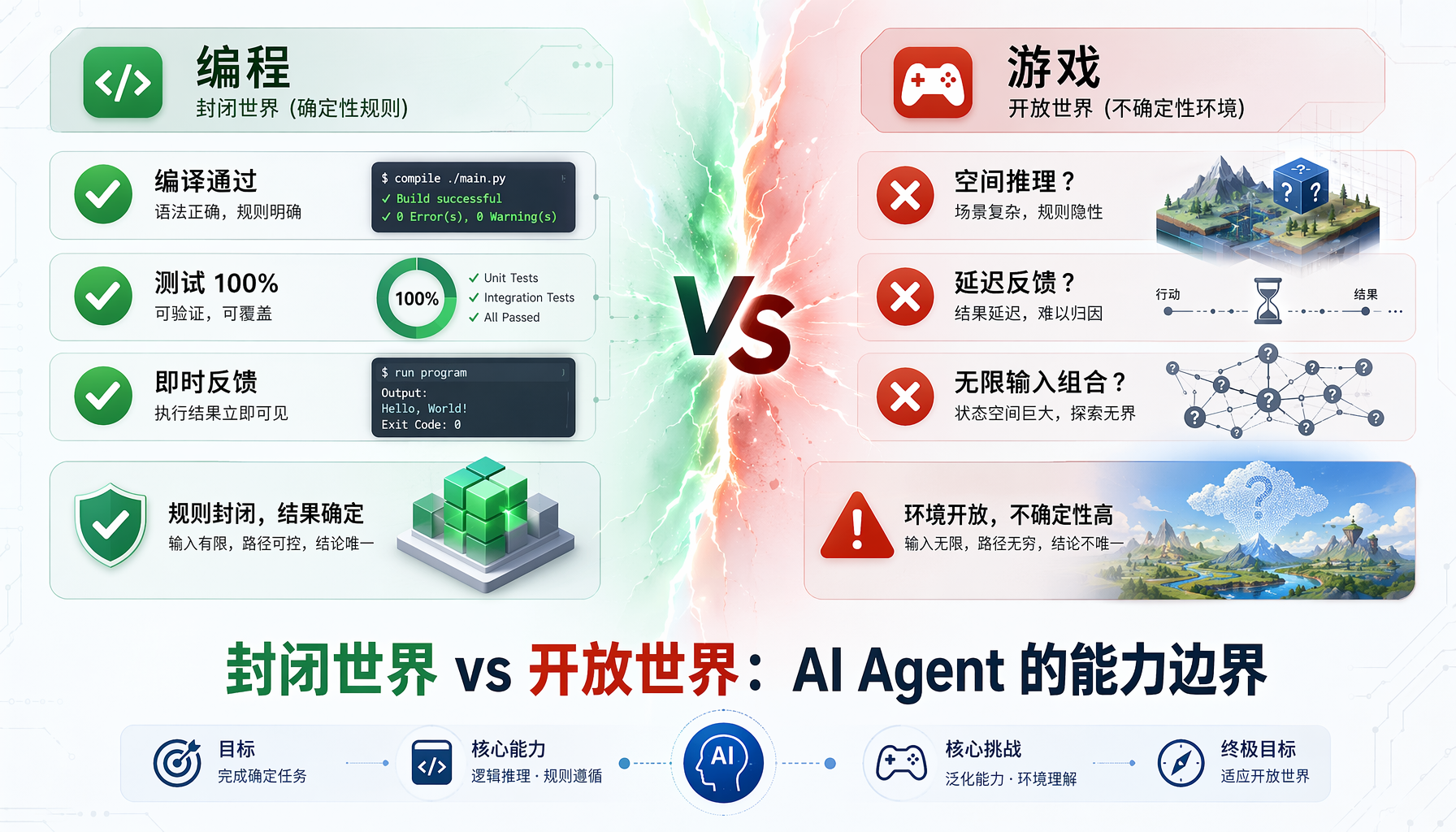 封闭世界 vs 开放世界：AI Agent 的能力边界