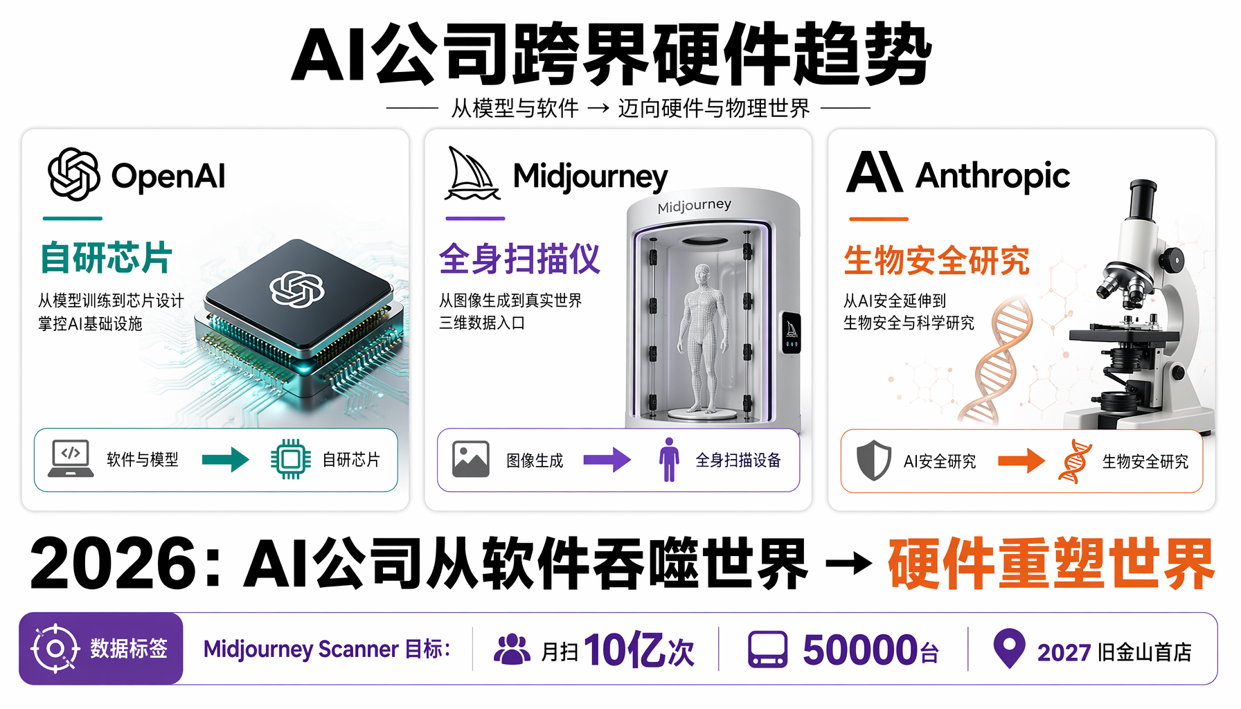▲ Midjourney Scanner技术架构：40个Butterfly超声芯片组成环形阵列，60