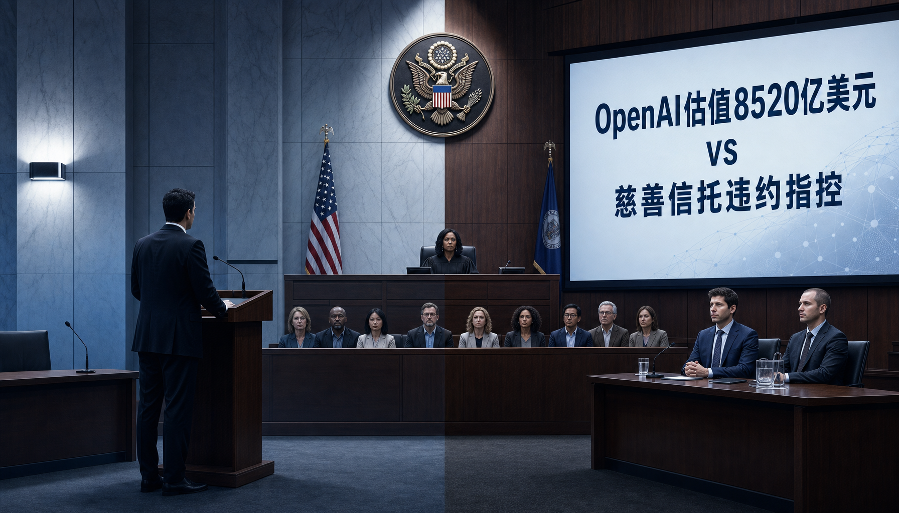 马斯克缺席OpenAI审判，法庭内双方律师激烈交锋