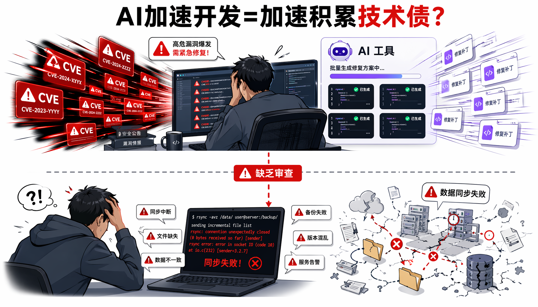 AI加速开发与审查缺失